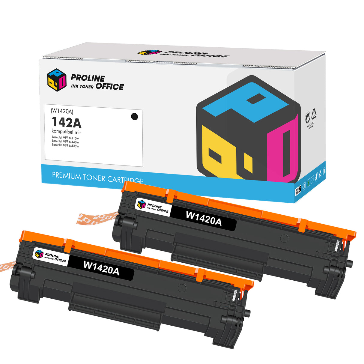 Kompatibel HP LaserJet MFP M140w Toner Schwarz- HP 142A Toner