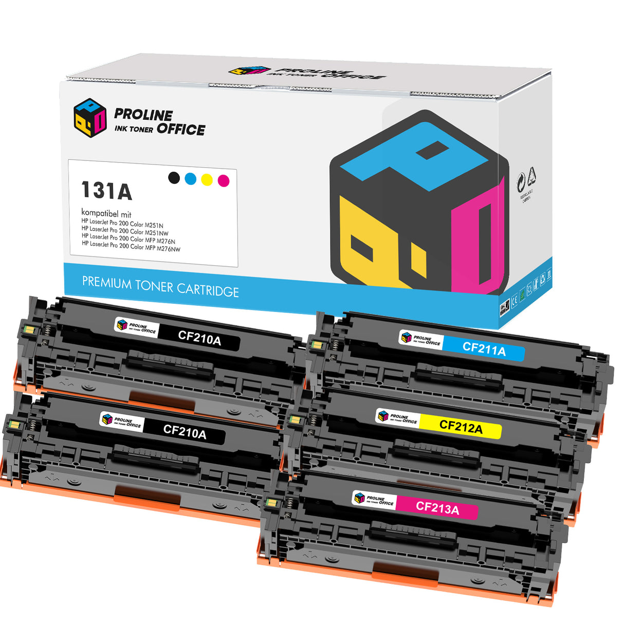 Kompatibel HP 131A Toner Set CMYK Multipack