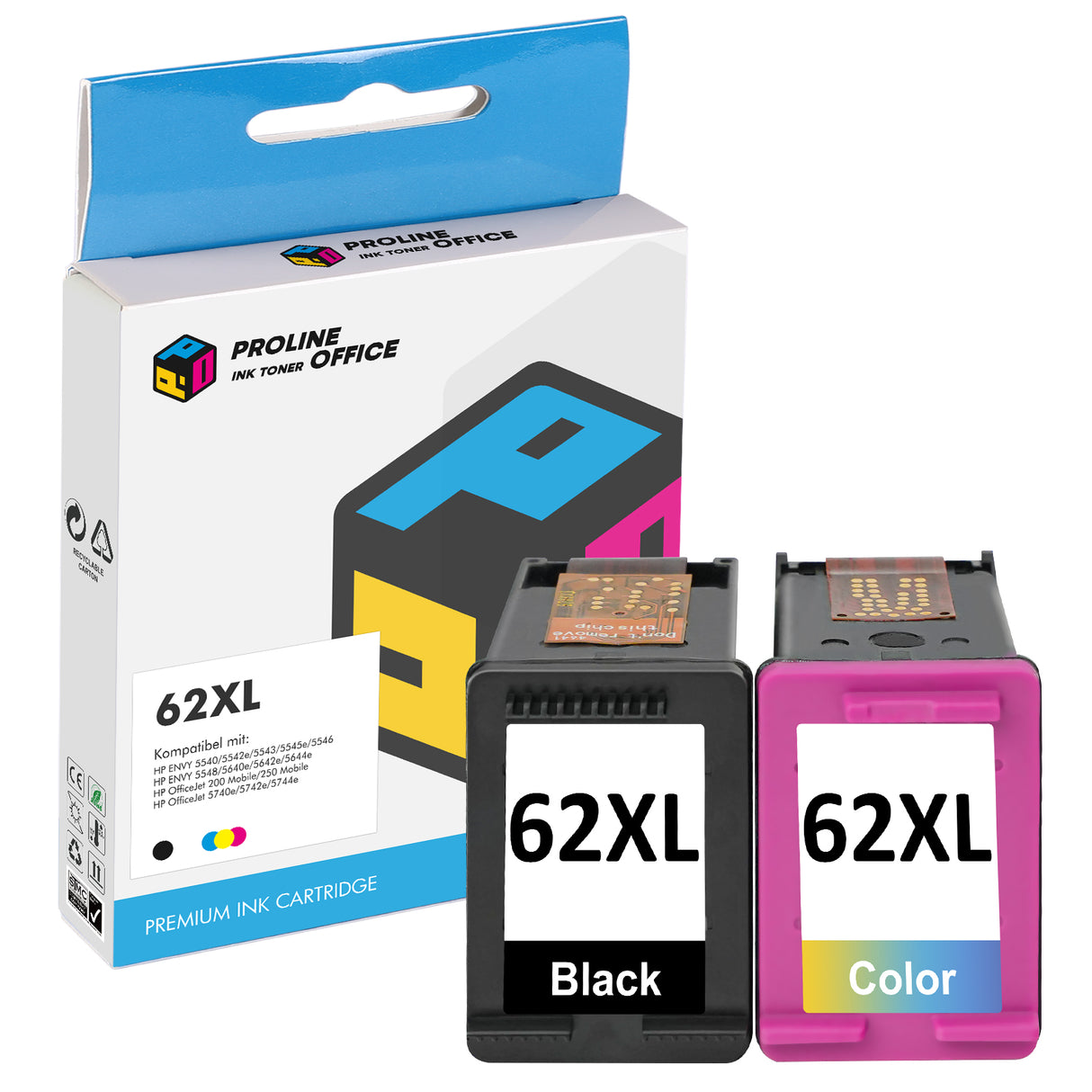 HP 62XL 2PK