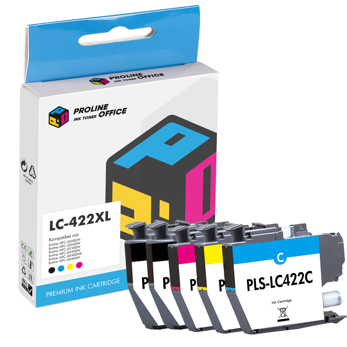 Kompatibel Brother MFC-J5740DW Druckerpatronen