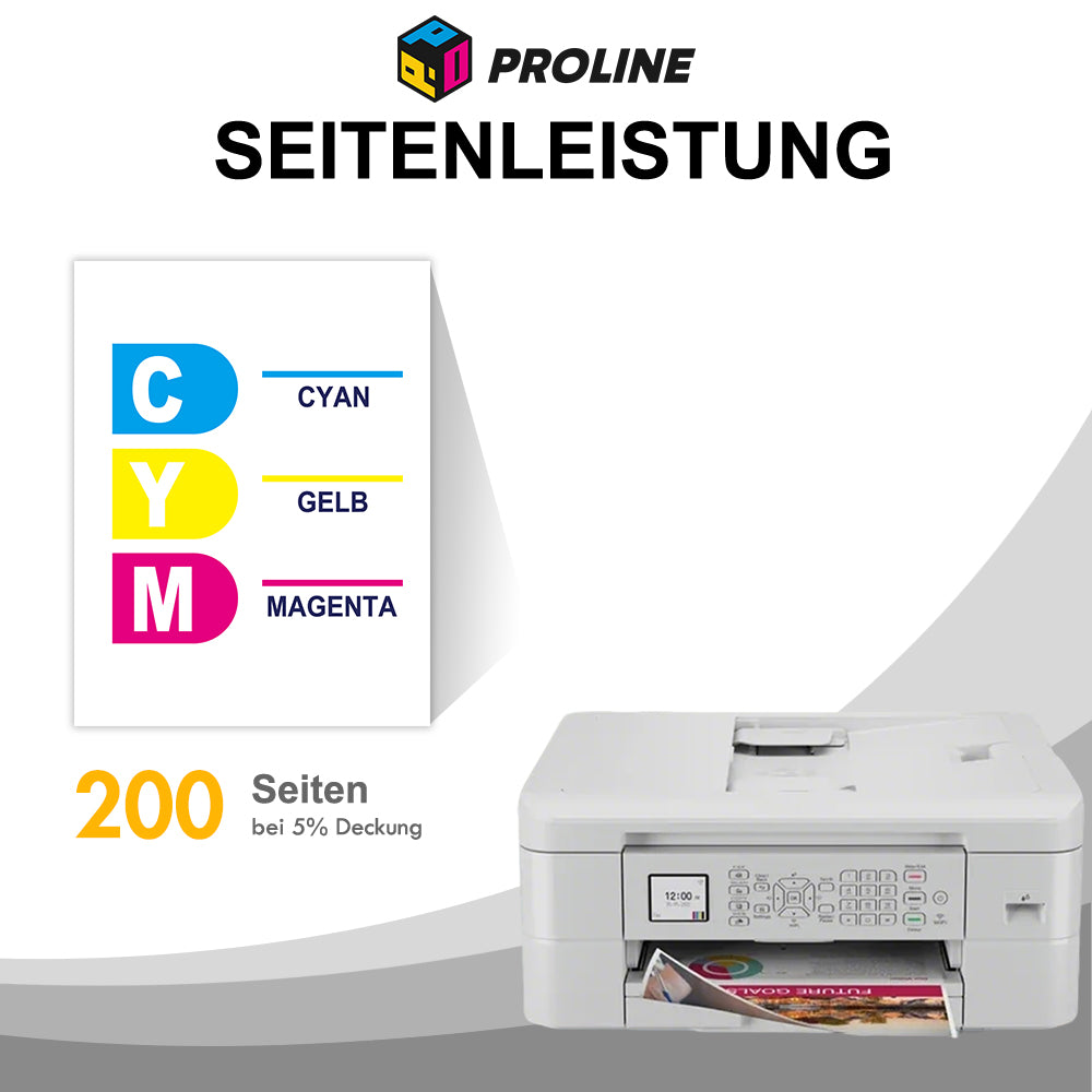 Kompatibel Brother LC-421Y LC-421XLY LC421Y LC421XLY Druckerpatrone Gelb