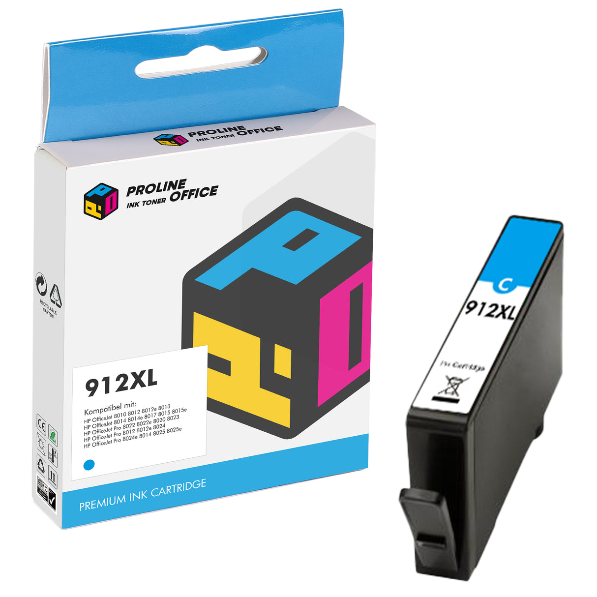 HP 912/912XL Printer Cartridge Cyan