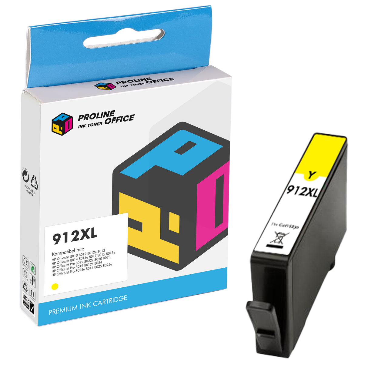 HP 912/912XL Printer Cartridge Gelb