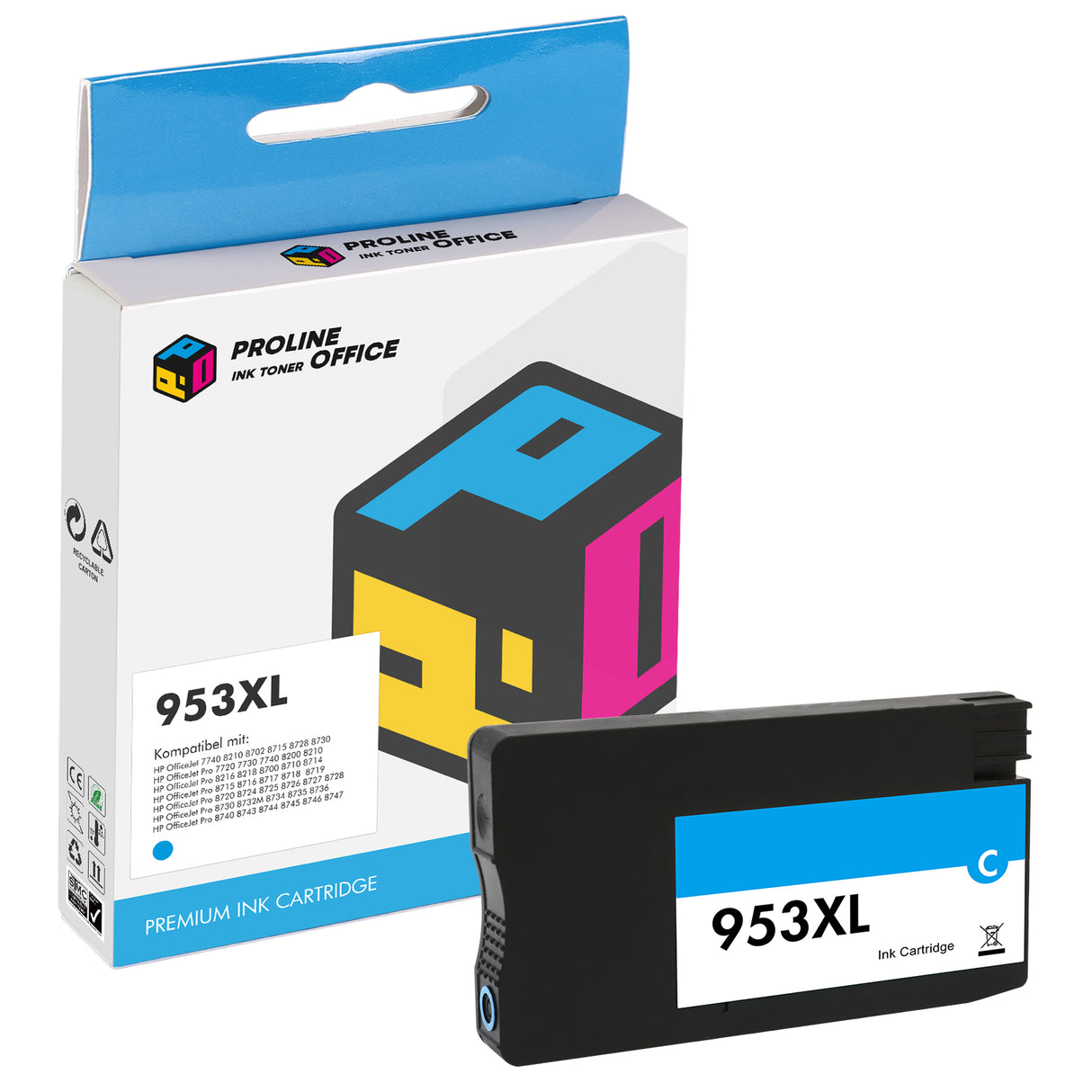 HP 953/953XL Printer Cartridge Cyan