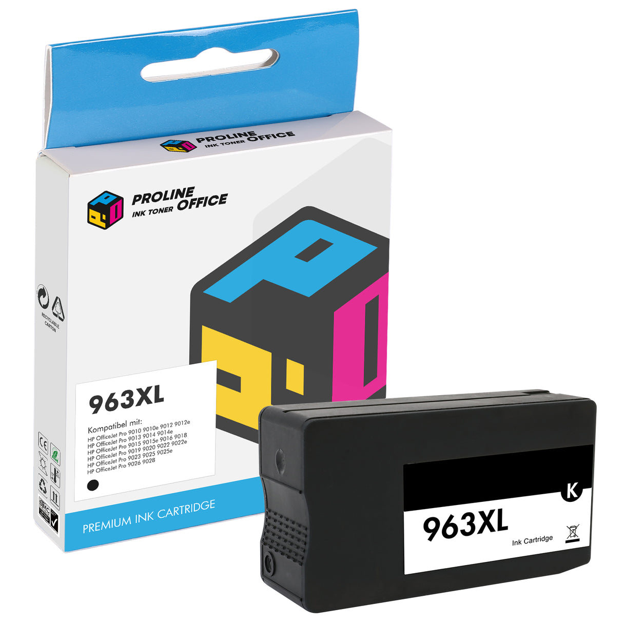HP 963/963XL Printer Cartridge Schwarz