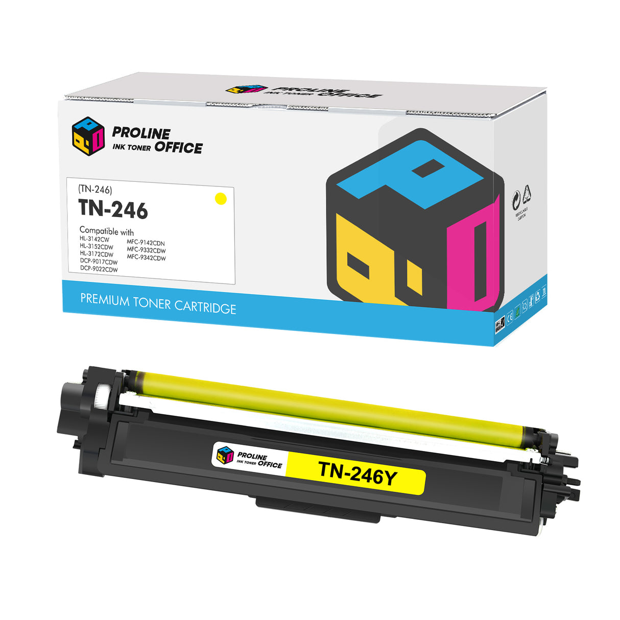 Kompatibel Brother TN-246 Toner Gelb
