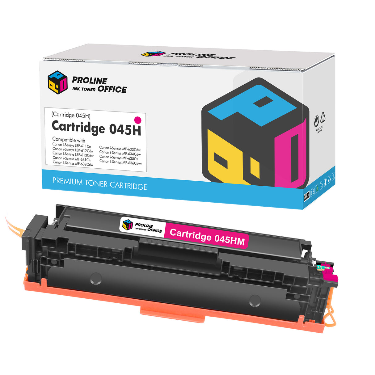 Kompatibel Canon 045H Toner Magenta