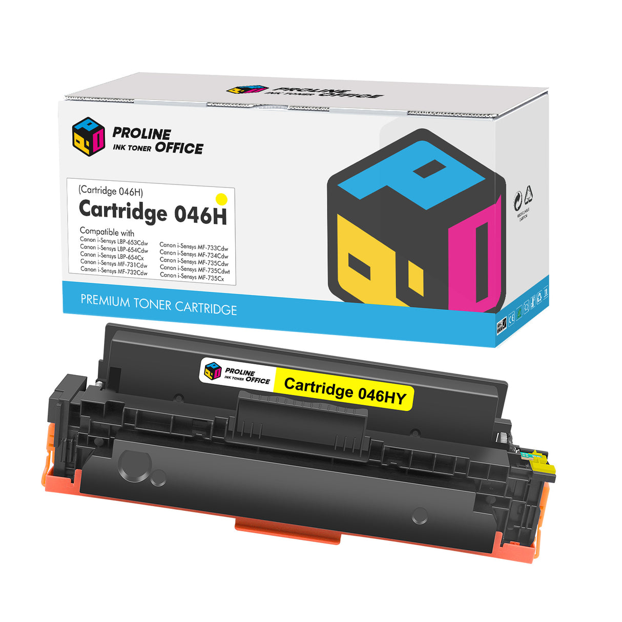 Kompatibel Canon 046H Toner Gelb