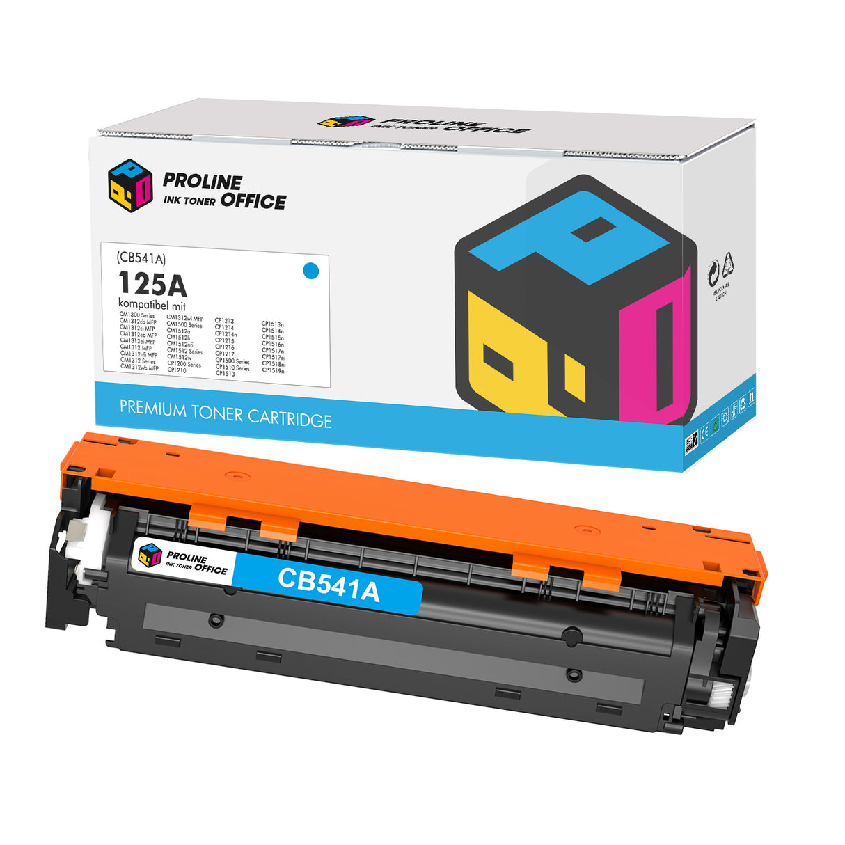 Kompatibel HP 125A(CB541A) Toner Cyan