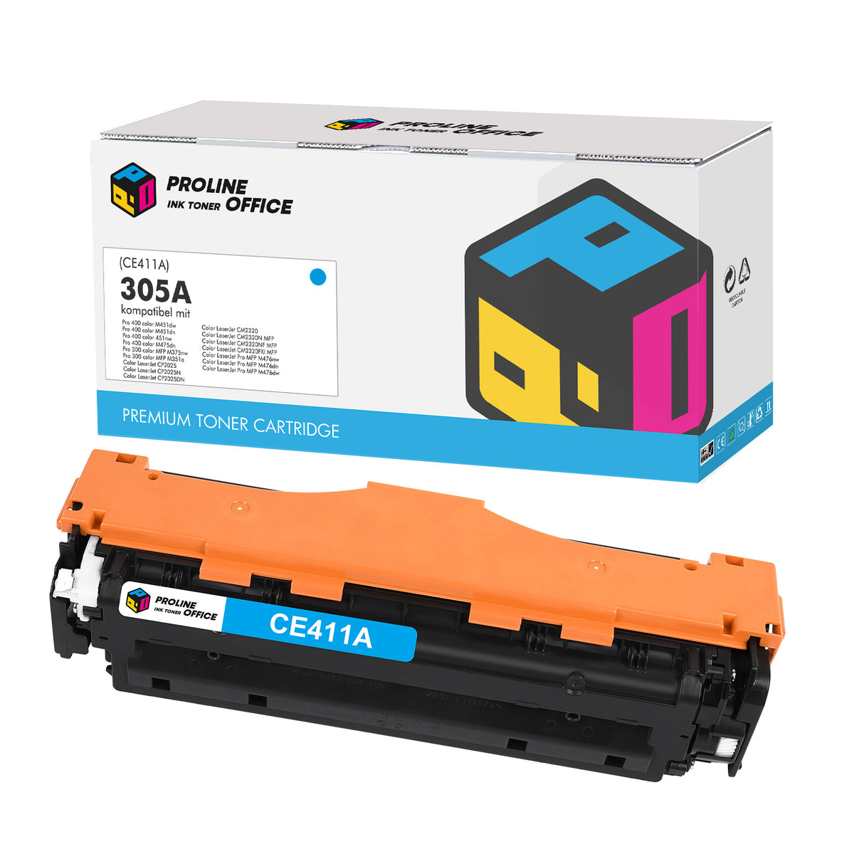 Kompatibel HP 305A(CE411A) Toner Cyan
