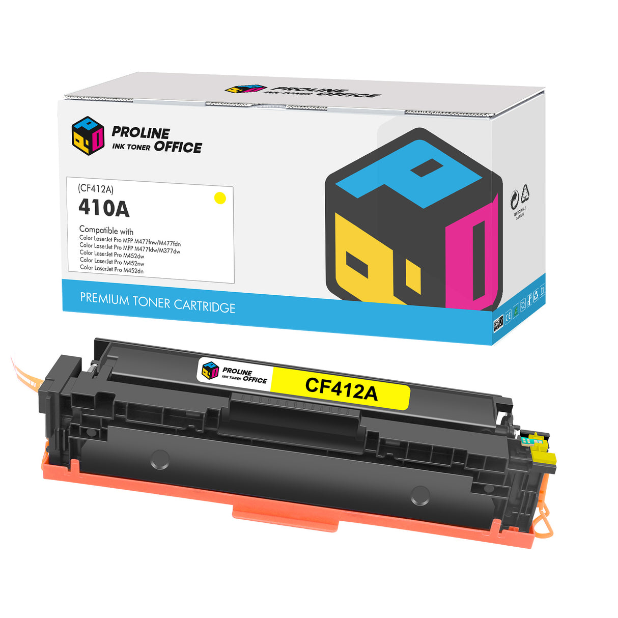 Kompatibel HP 410A Gelb Toner