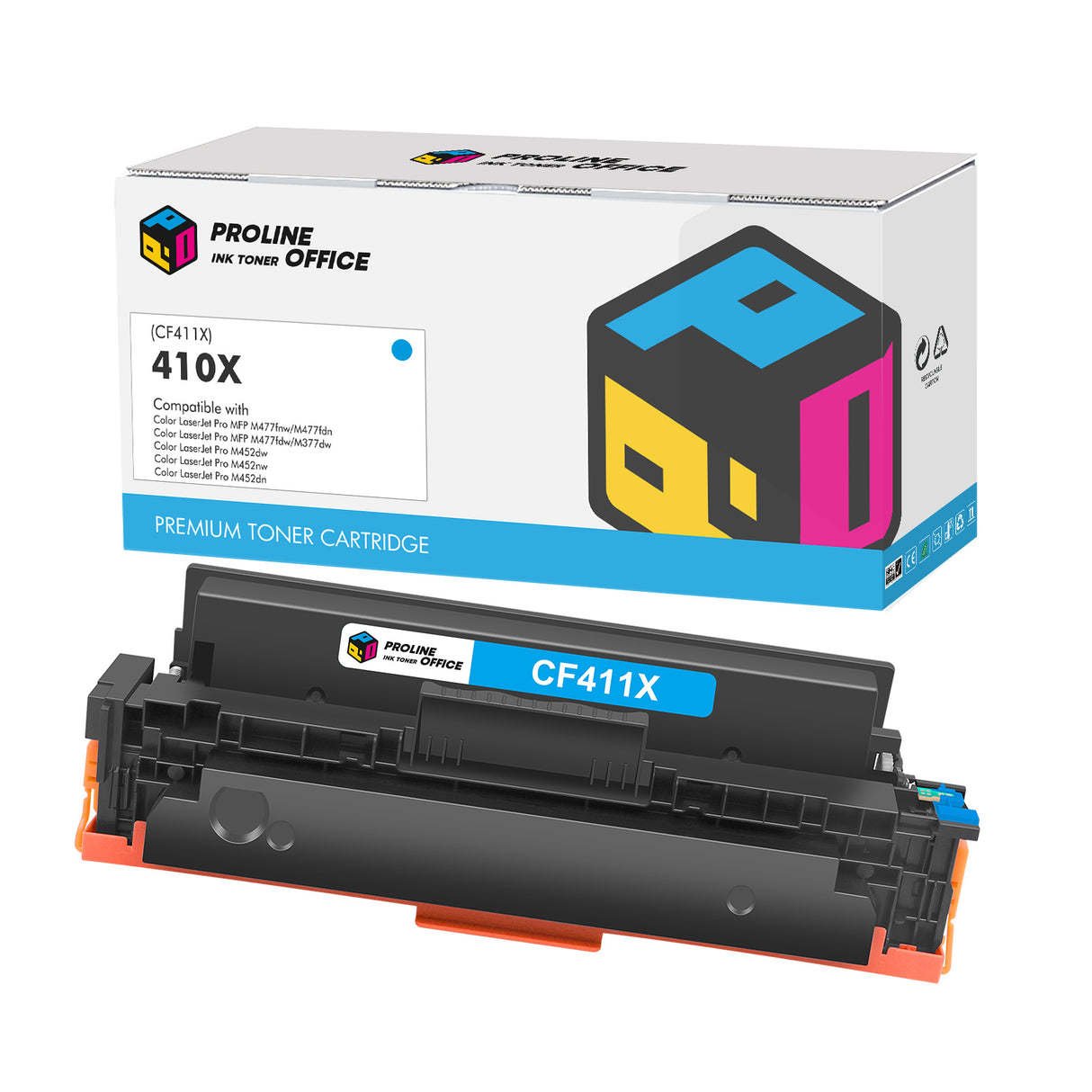 Kompatibel HP 410X Cyan Toner