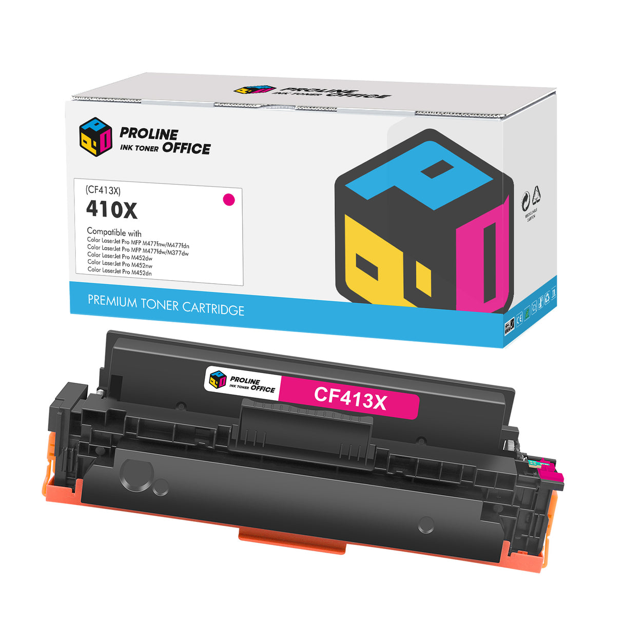 Kompatibel HP 410X Magenta Toner