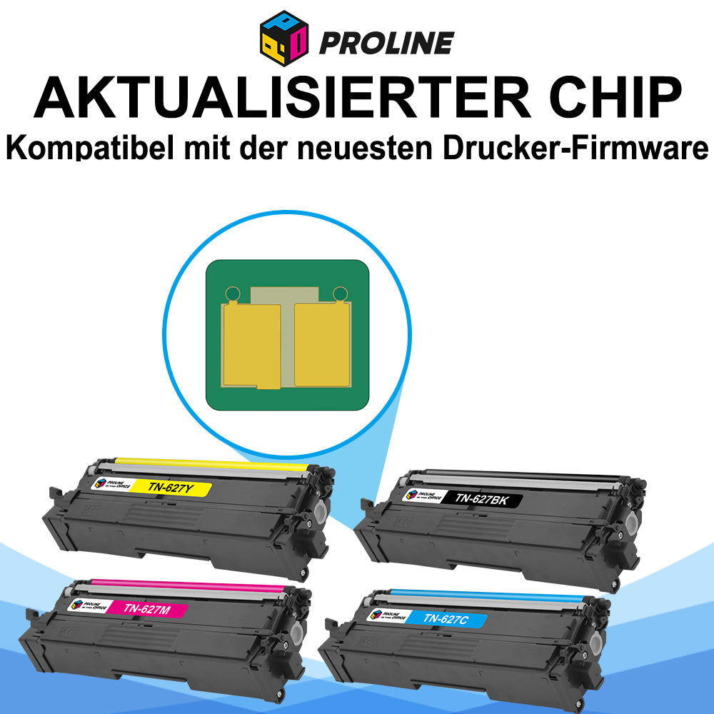 Brother TN627 TN-627 Toner 4PK
