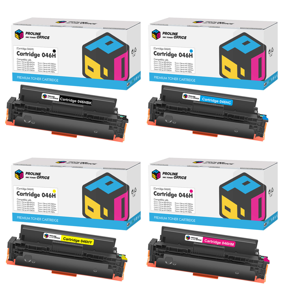 Kompatibel Canon i-SENSYS MF732Cdw Toner