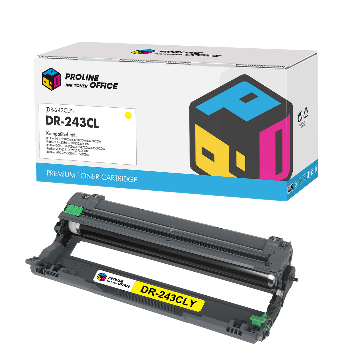 Brother DR243CL Trommel Gelb