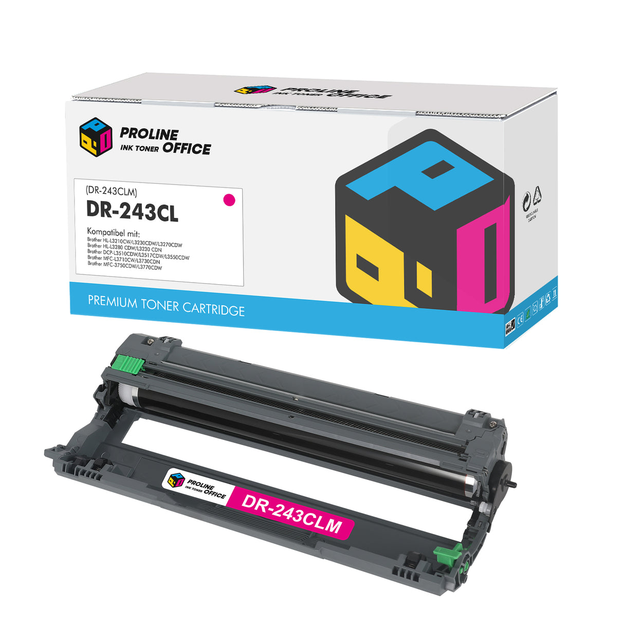 Brother DR243CL Trommel Magenta