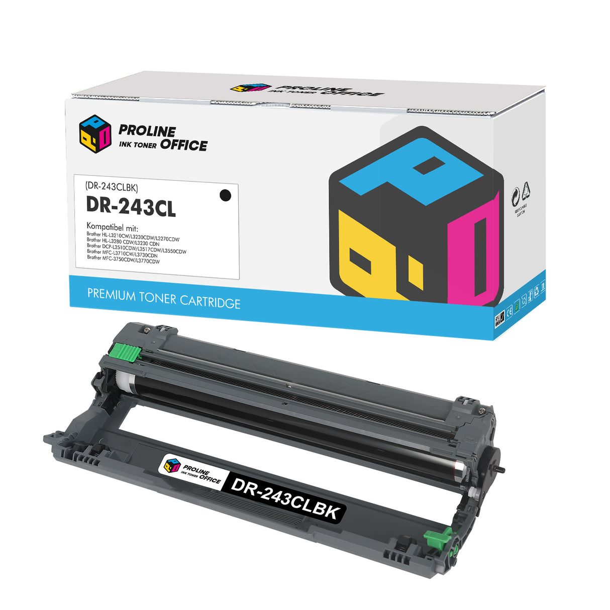 Brother DR243CL Trommel Schwarz