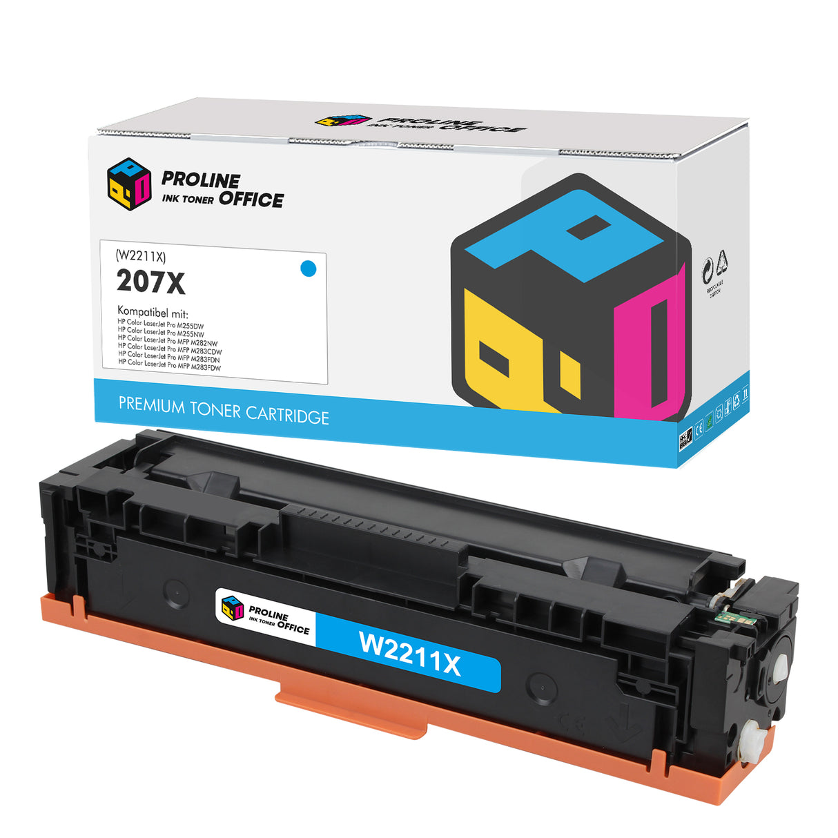 hp207X Toner Cyan