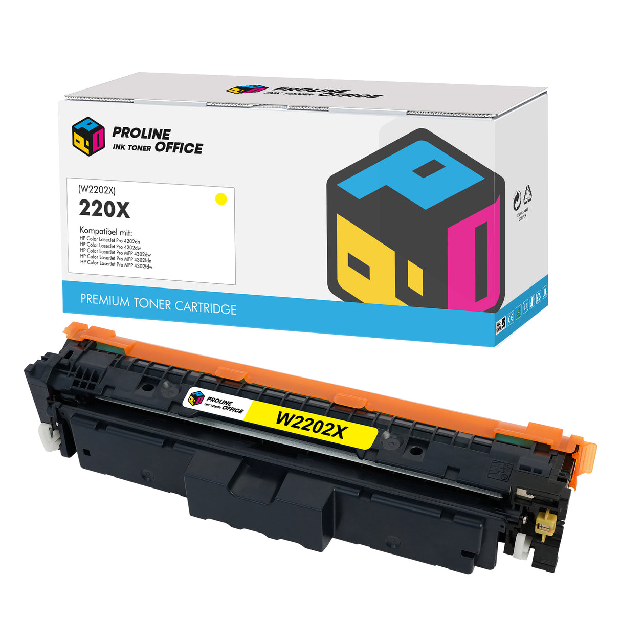 hp220X Toner Gelb