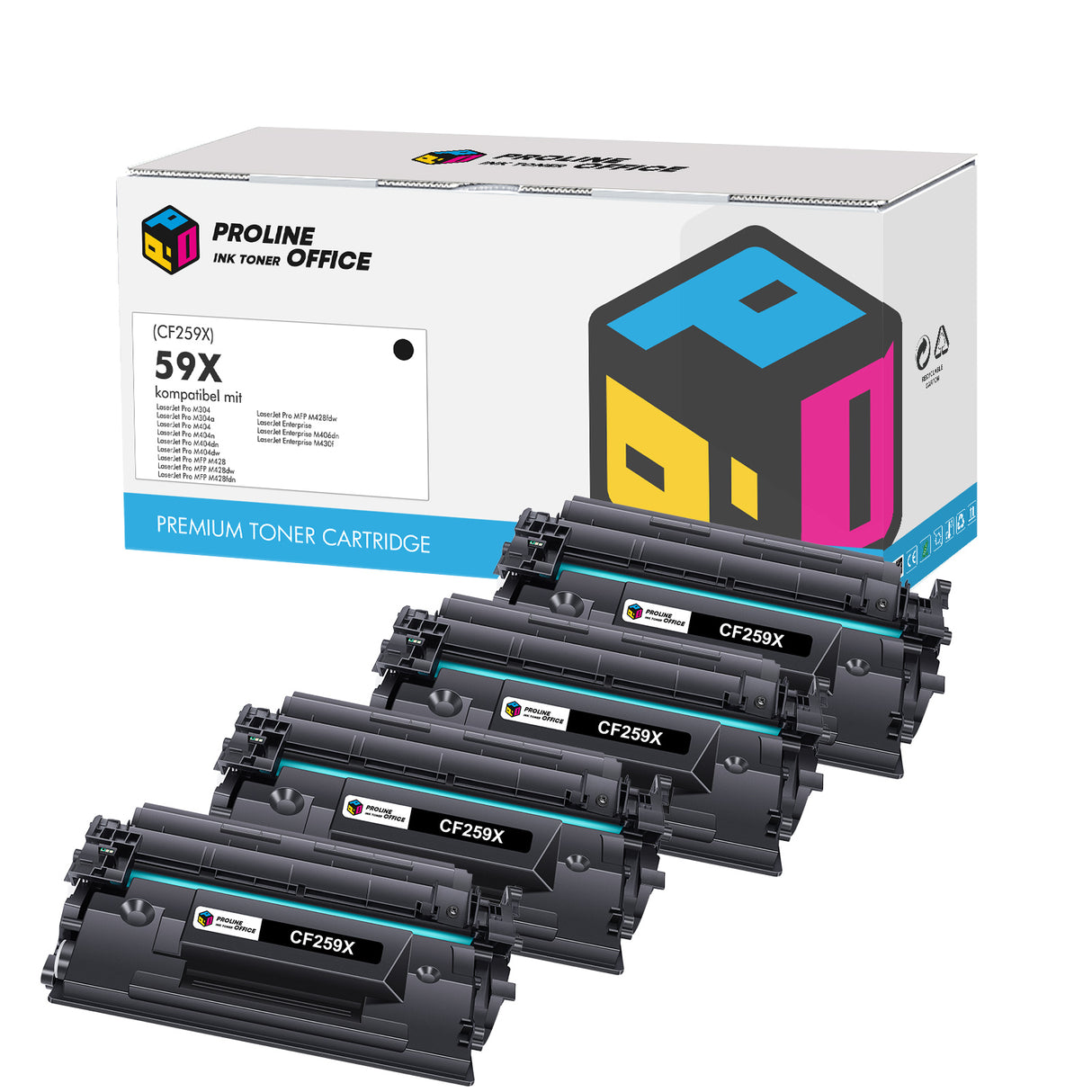 Kompatibel HP LaserJet Pro M404n Toner 4PK