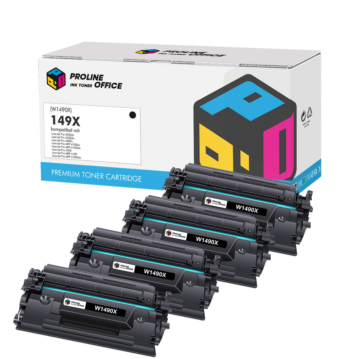 Kompatibel HP LaserJet Pro MFP 4102fdw Toner 4PK