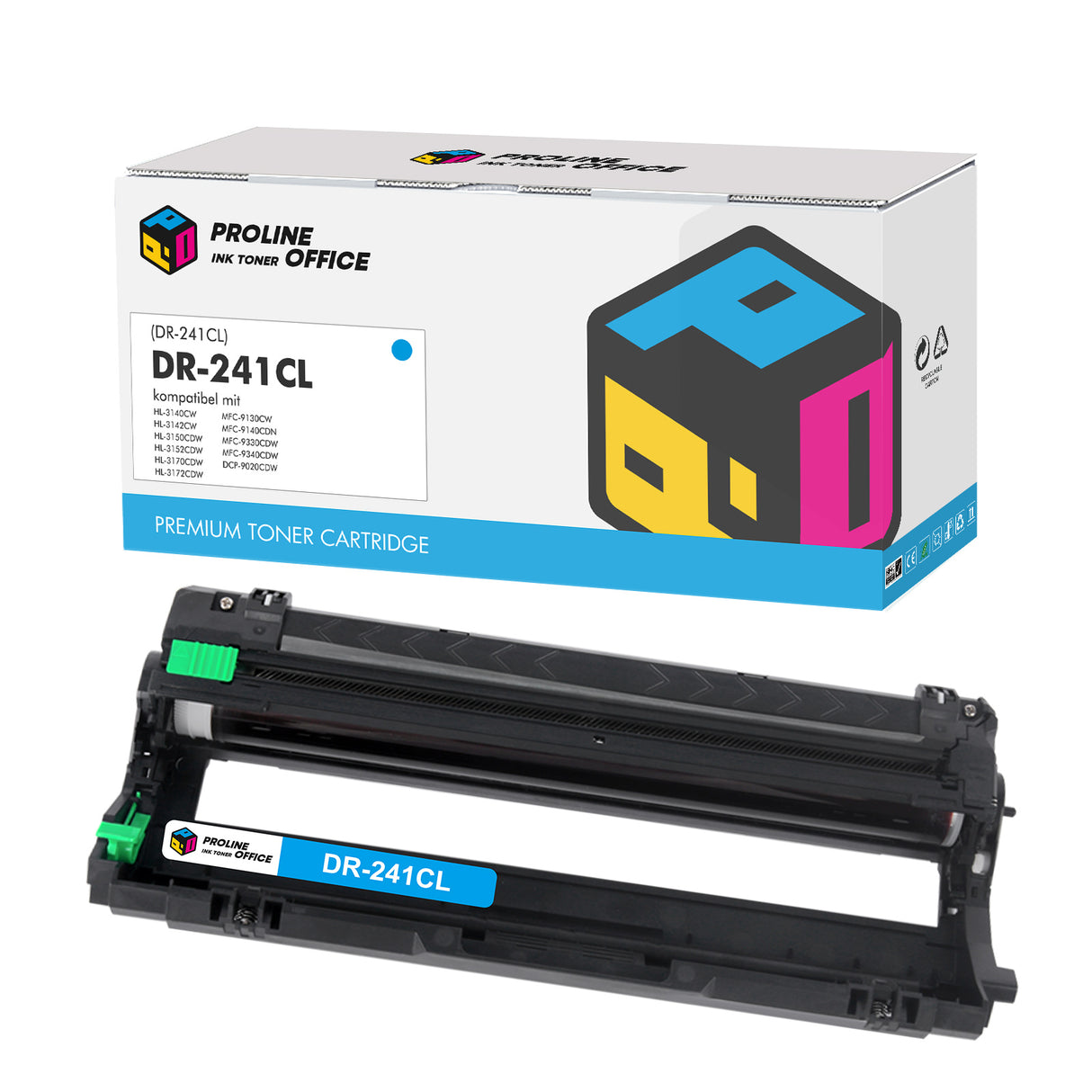 Kompatibel Brother DR-241CL Trommel Cyan