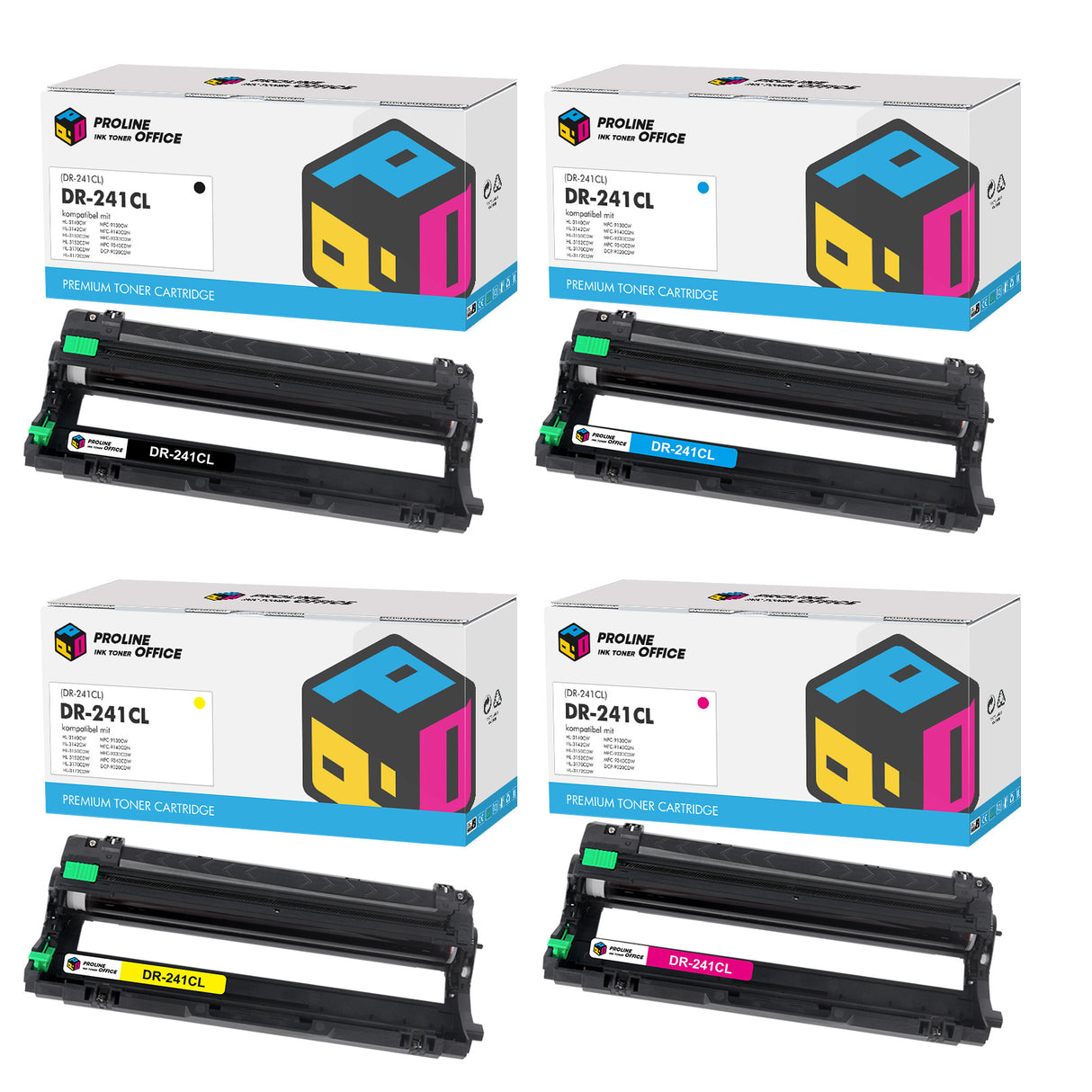 Kompatibel Brother DR-241CL Trommel CMYK Multipack