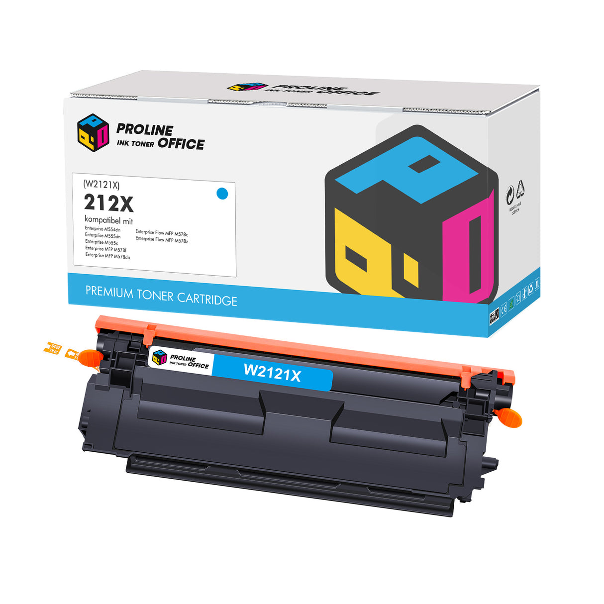 Kompatibel HP 212X Toner Cyan