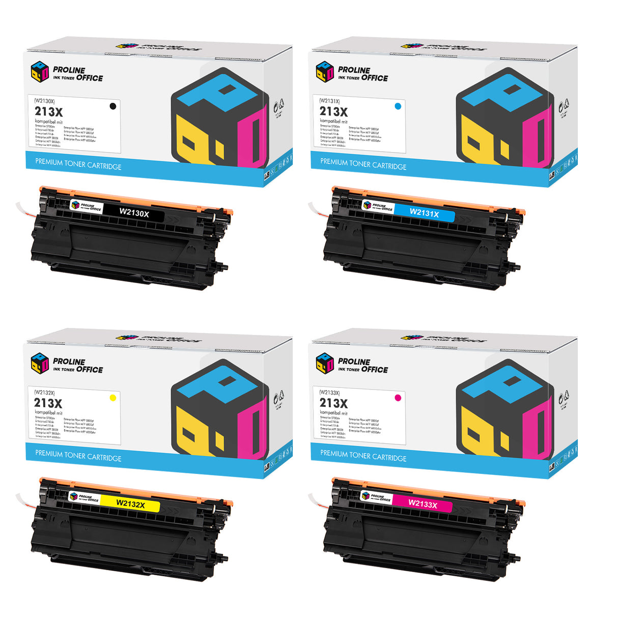 Kompatibel HP 213X Toner Multipack
