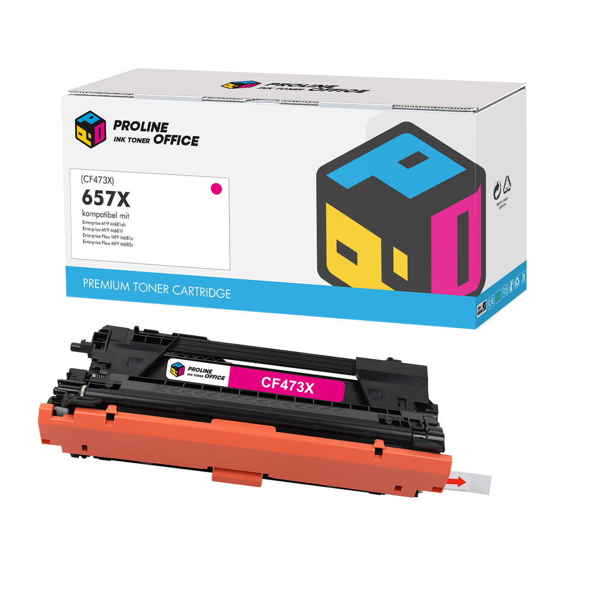 Kompatibel HP 657X Toner Magenta