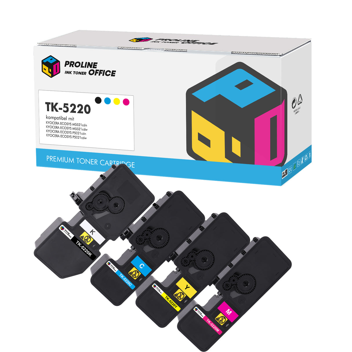 Kompatibel Kyocera TK-5220 Toner CMYK Multipack