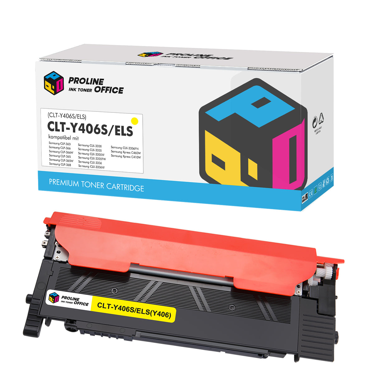Kompatibel Samsung CLT-Y406S Toner Gelb