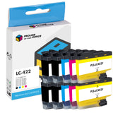 Kompatibel Brother LC-422 LC-422XL LC422 LC422XL Druckerpatronen CMYK Multipack