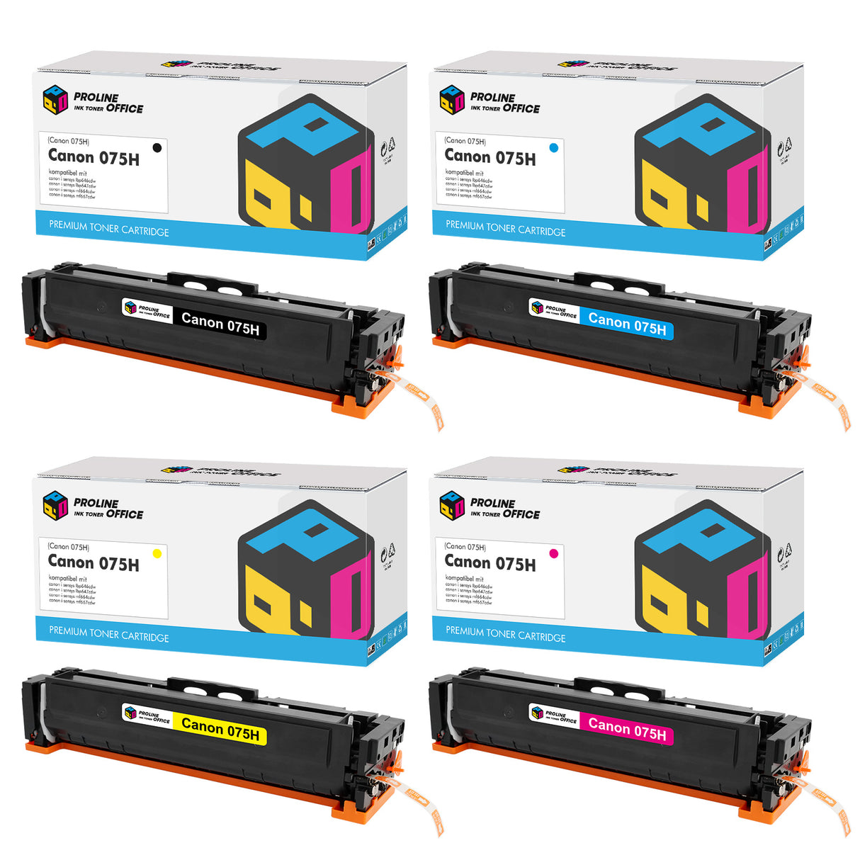 Kompatibel Canon i-SENSYS LBP646Cdw Toner 4PK