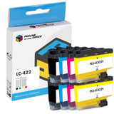 Kompatibel Brother LC-422 LC-422XL LC422 LC422XL Druckerpatronen CMYK Multipack