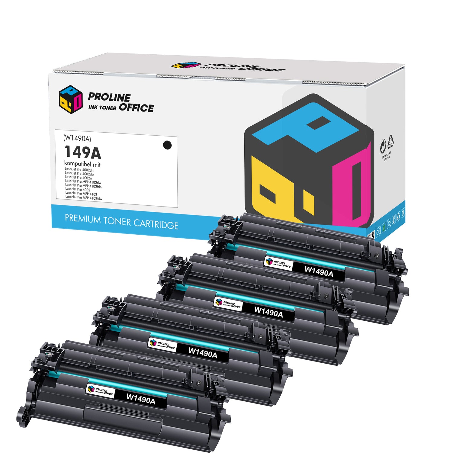 Kompatibel HP LaserJet Pro MFP 4102 Toner 4PK