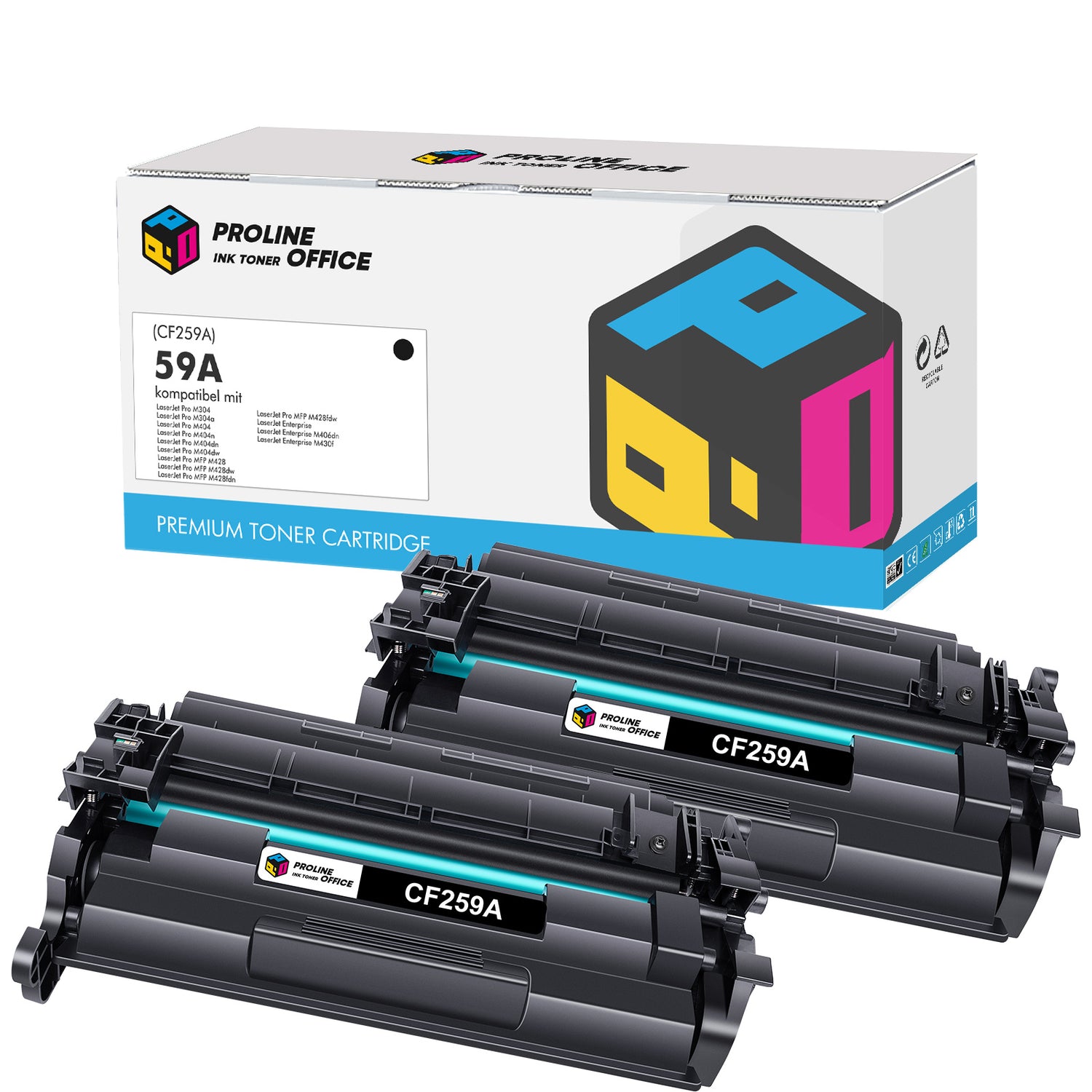 Kompatibel HP LaserJet Pro MFP M428dw Toner 2PK
