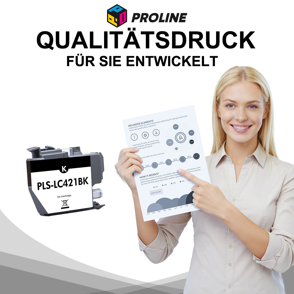 Brother LC-421XLBK Druckerpatrone Schwarz