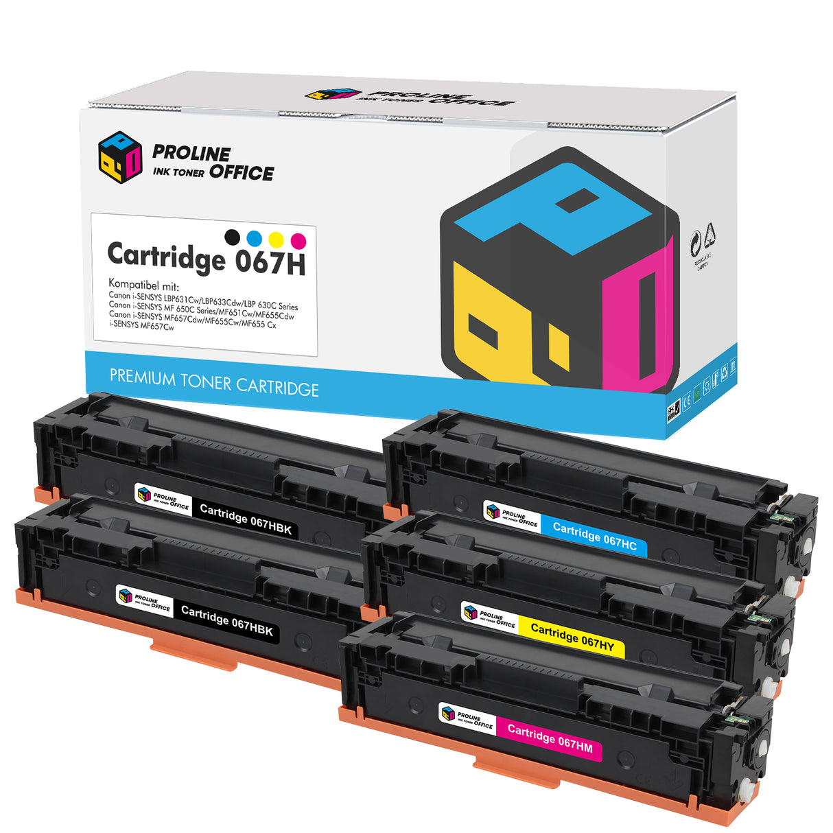Canon i-SENSYS MF657Cdw Druckerpatrone 5pk