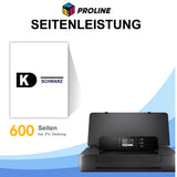 HP 62XL BK - 600 Seiten