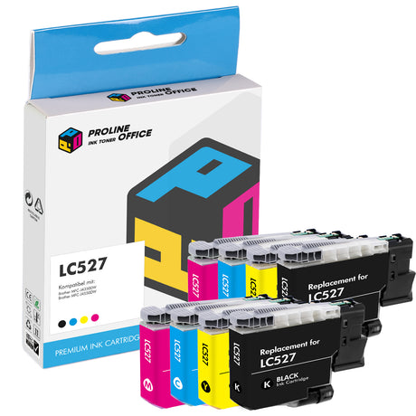 Kompatibel Brother LC527 LC-527 Druckerpatronen 8er-Pack