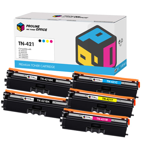 Kompatibel Brother DCP-L8410CDW Toner Set 5PK