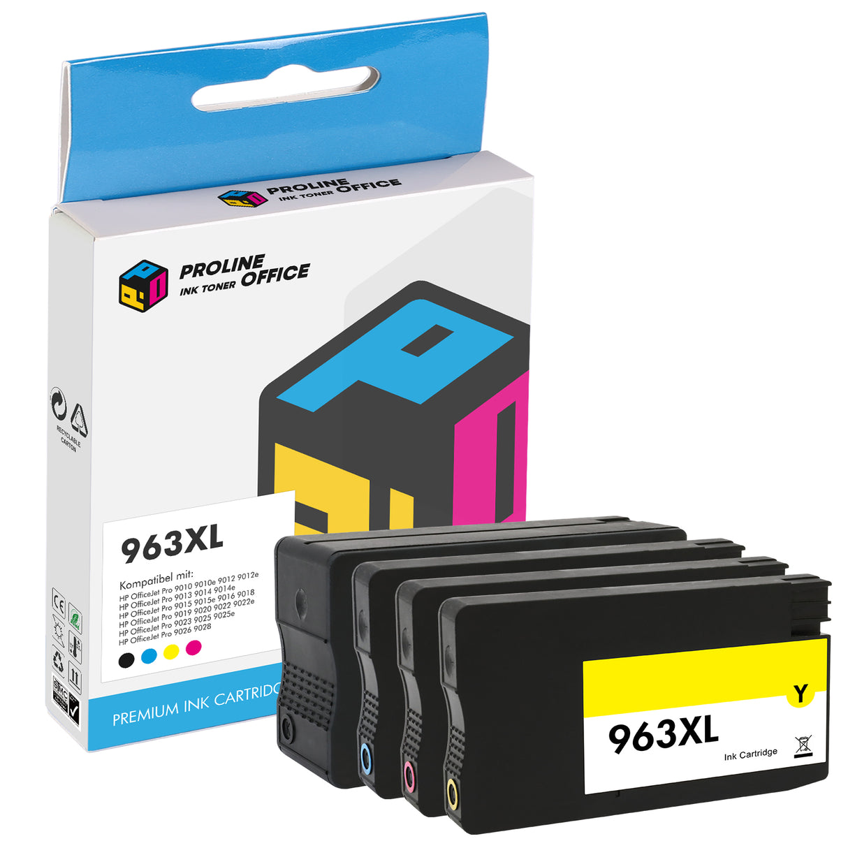 HP Officejet Pro 9010e Druckerpatrone Set