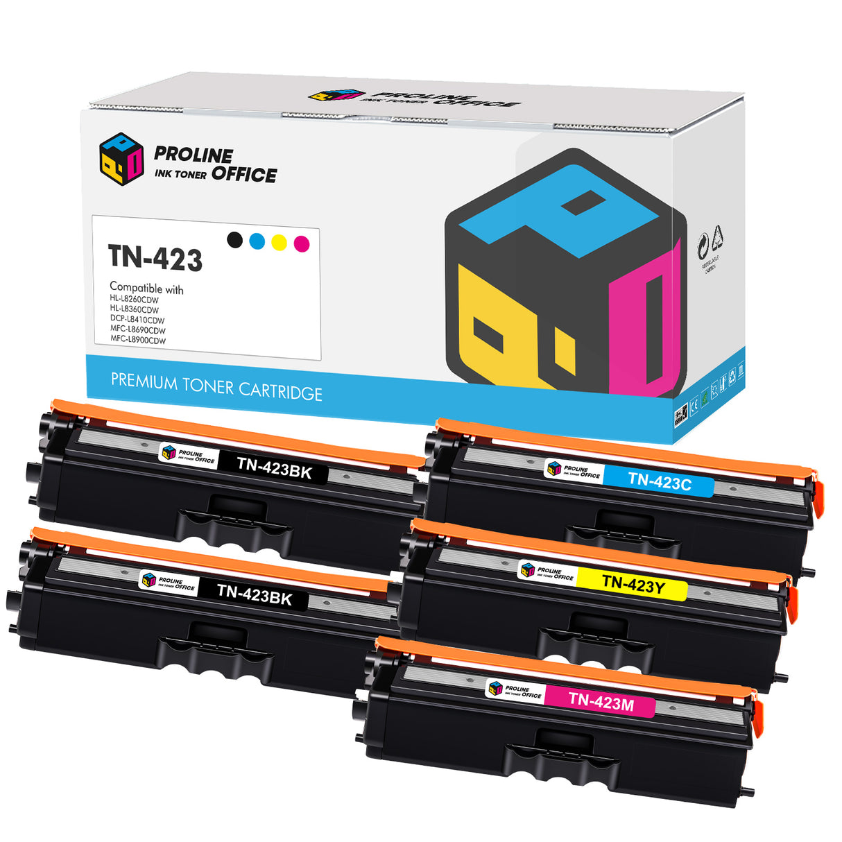 Kompatibel Brother DCP-L8410CDW Toner 5PK