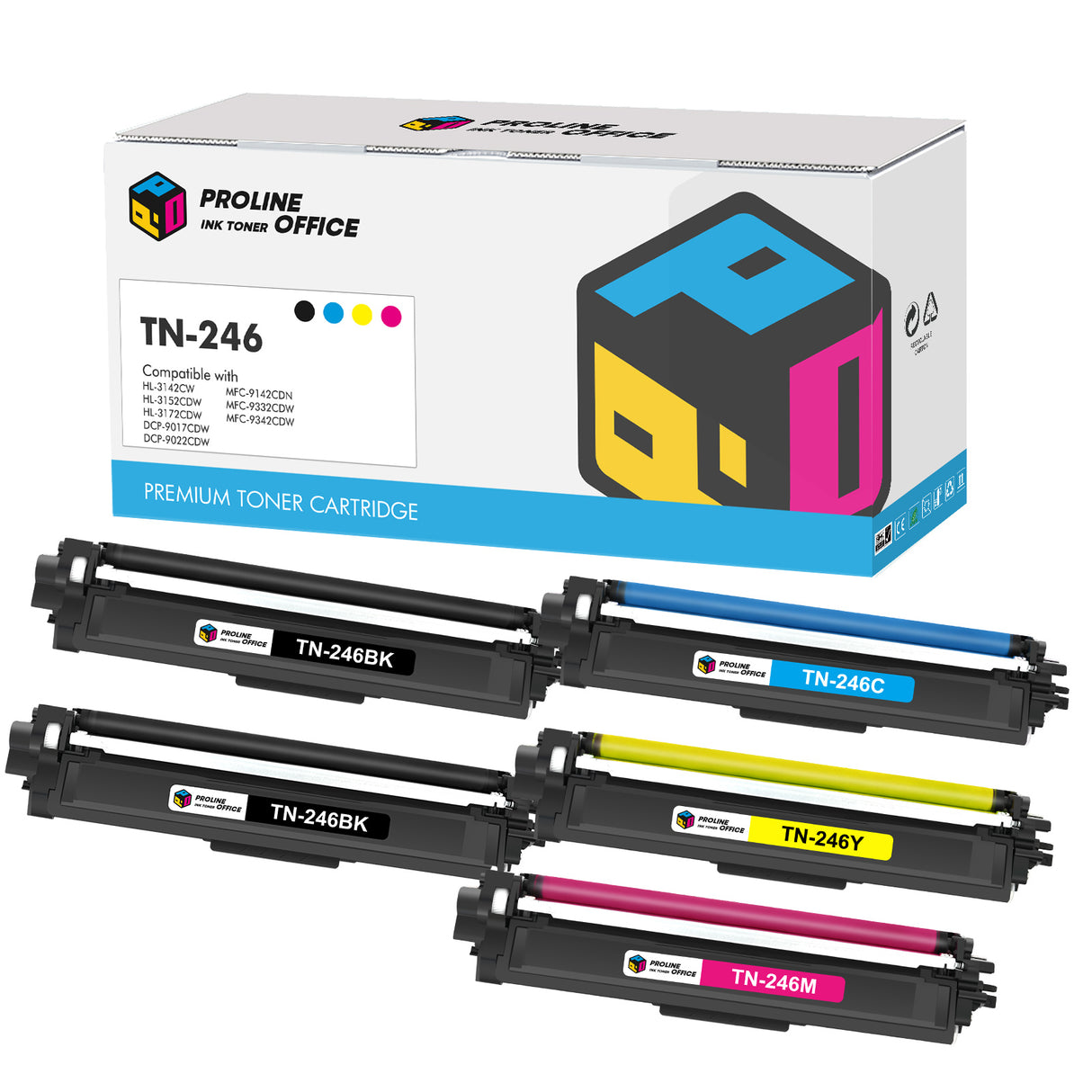 Kompatibel Brother MFC-9332CDW Toner 5PK