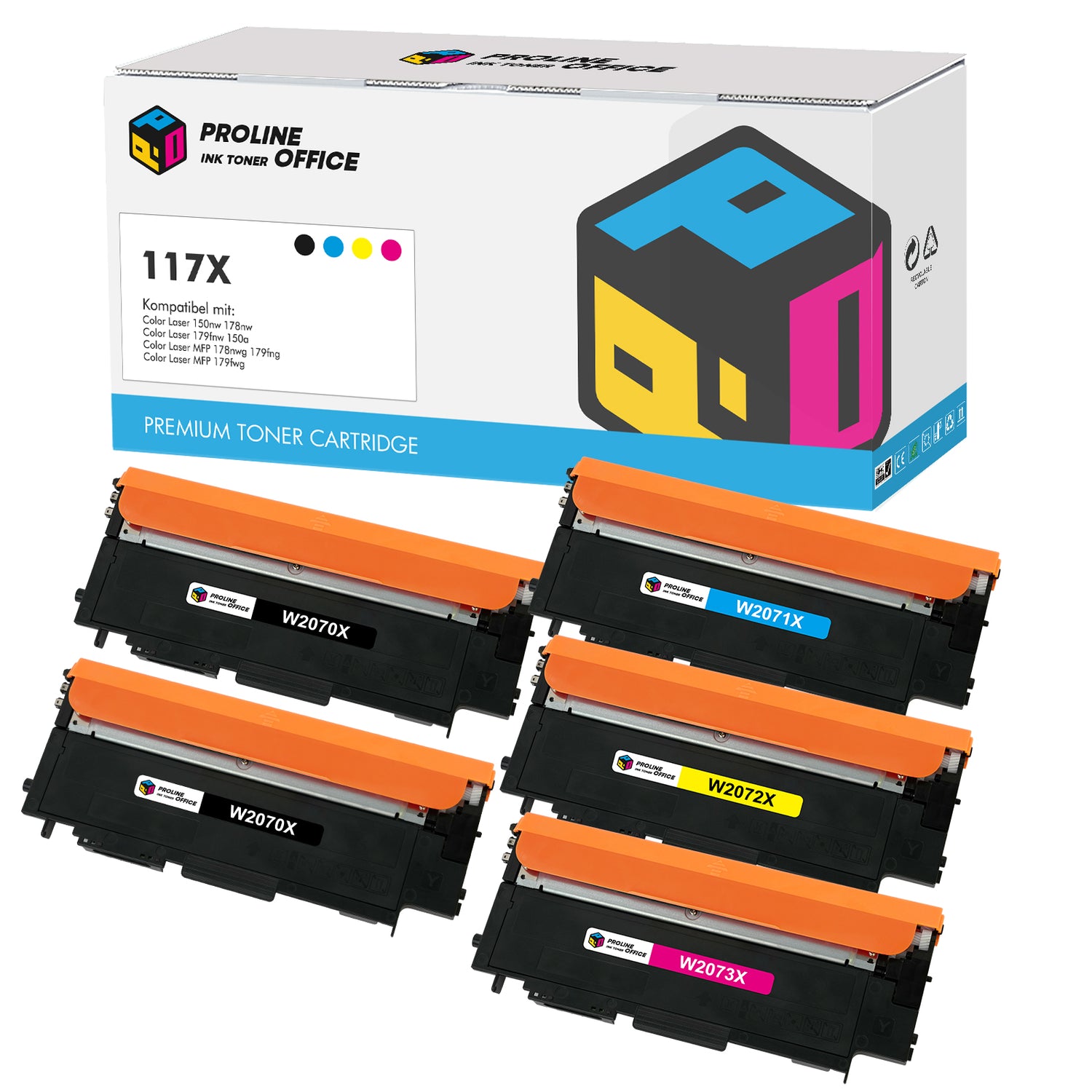 HP Color Laser MFP 178nw Toner 5pk