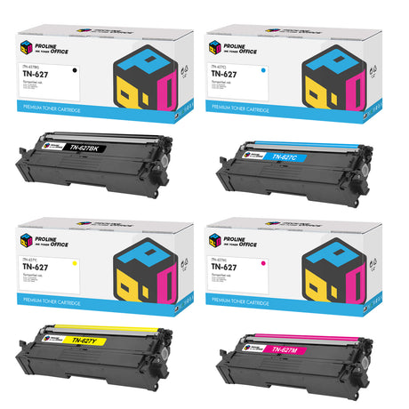 Brother TN627 TN-627 Toner 4PK