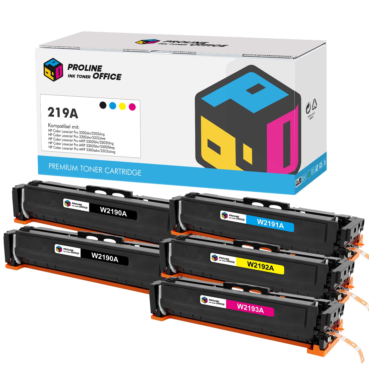 hp color laserjet pro mfp 3302fdng​ toner 5pk