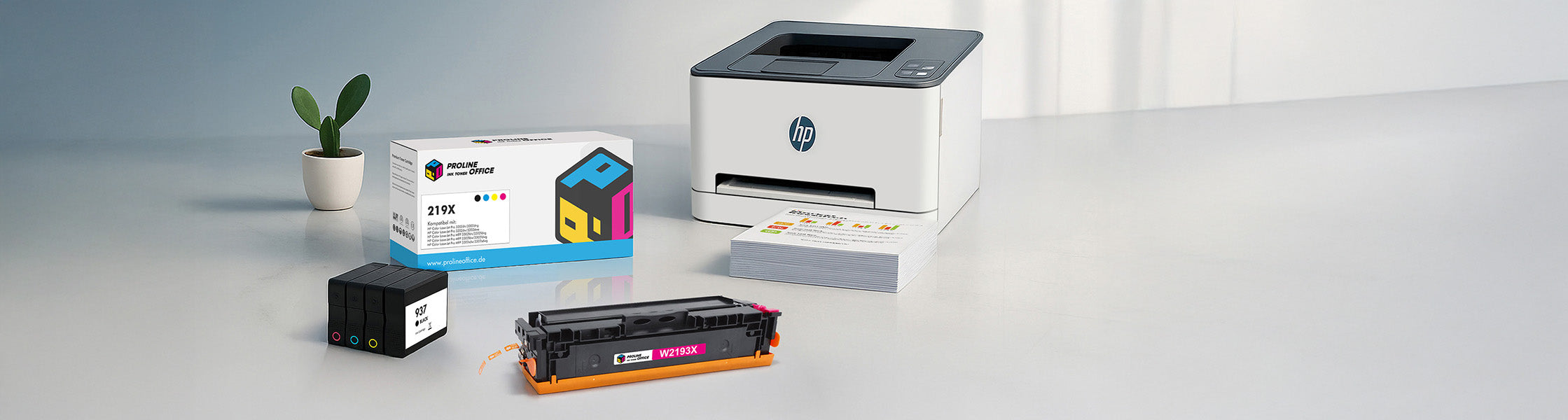4X Kraft Office Supplies Nachfüll-Toner Für Olivetti D-Color P 2026 – Schwarz, Cyan, Magenta, Gelb
